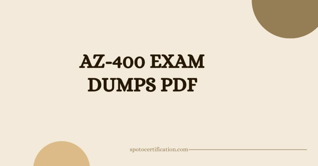AZ-400 Exam Dumps Pdf