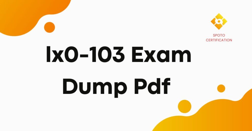lx0-103 Exam Dump