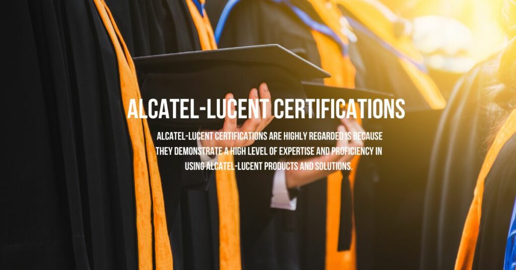 Alcatel-Lucent Certifications