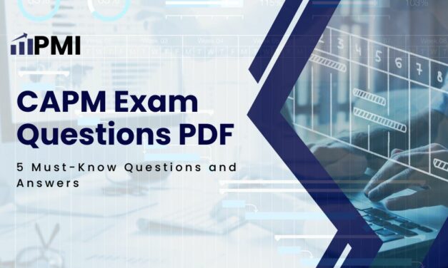 CAPM Exam Questions PDF: 5 Must-Know Spoto Certification