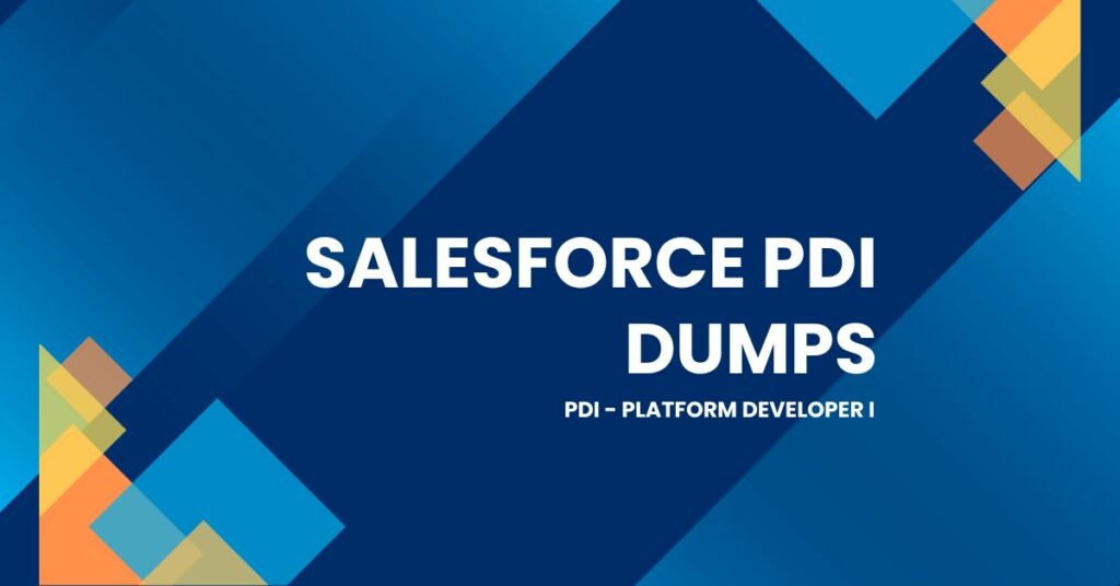 Salesforce PDI Dumps